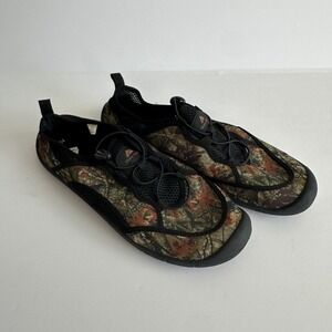 Ozark Trail Mens Camo Water Shoes Size 13 14 Adjustable Bungee Slip-on Quick Dry